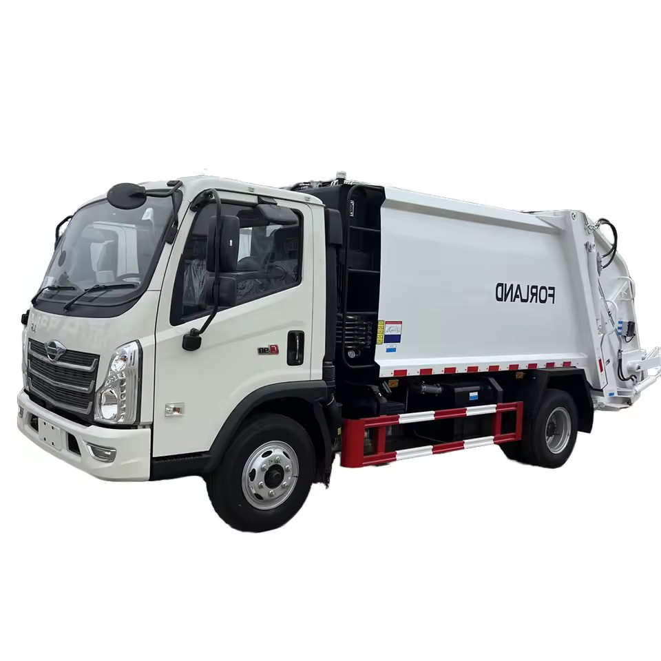 柴油发动机电机变速箱4x2手动压实车垃圾压实车