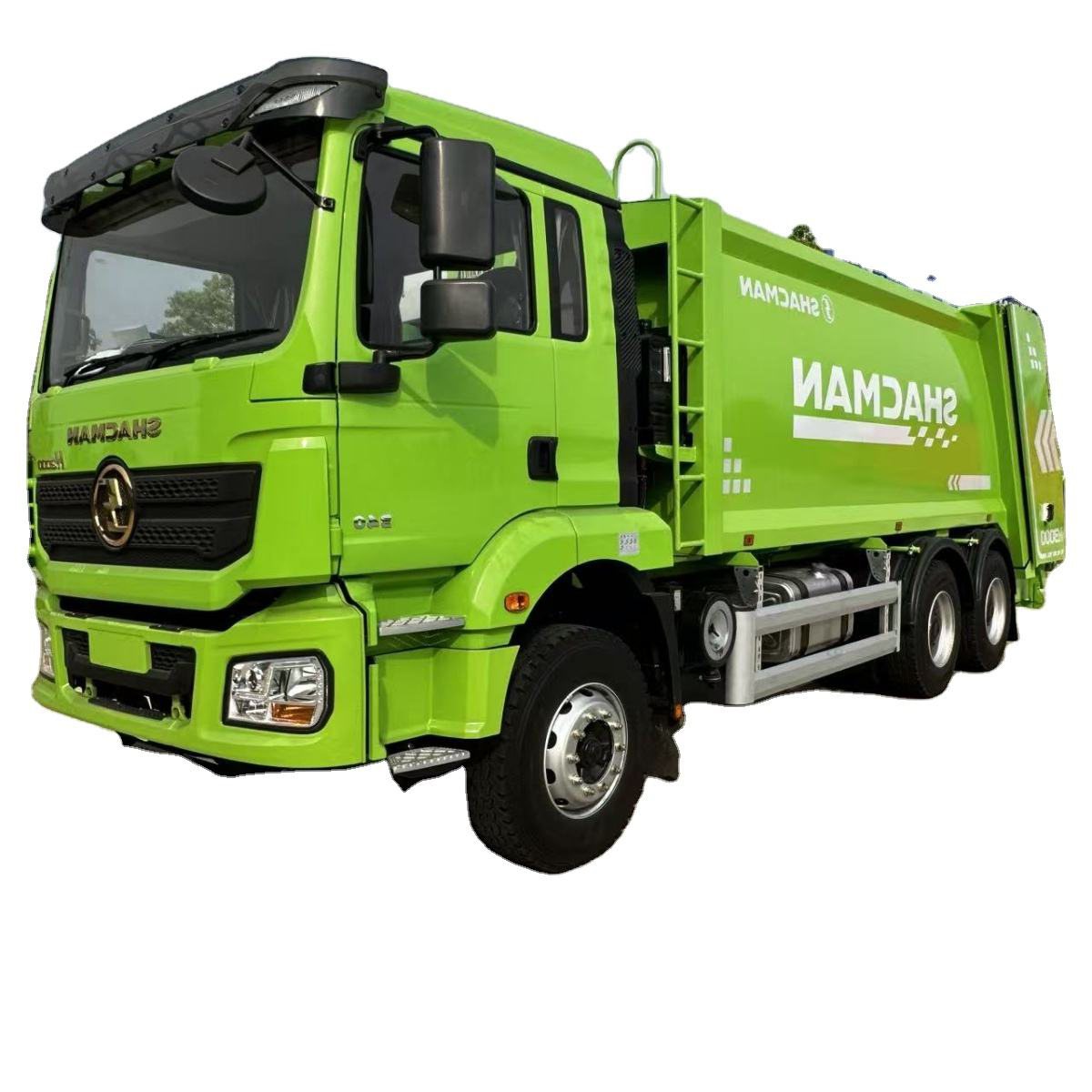 陕西德龙重型6X4压缩式垃圾车