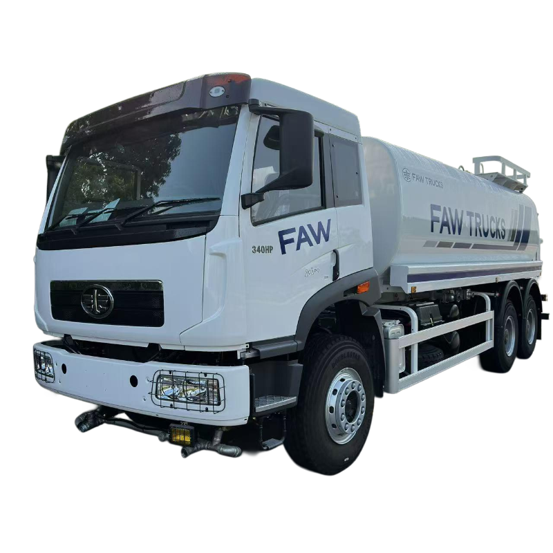 一汽6x4 20T洒水车，用于建筑和道路清洁-耐用高效