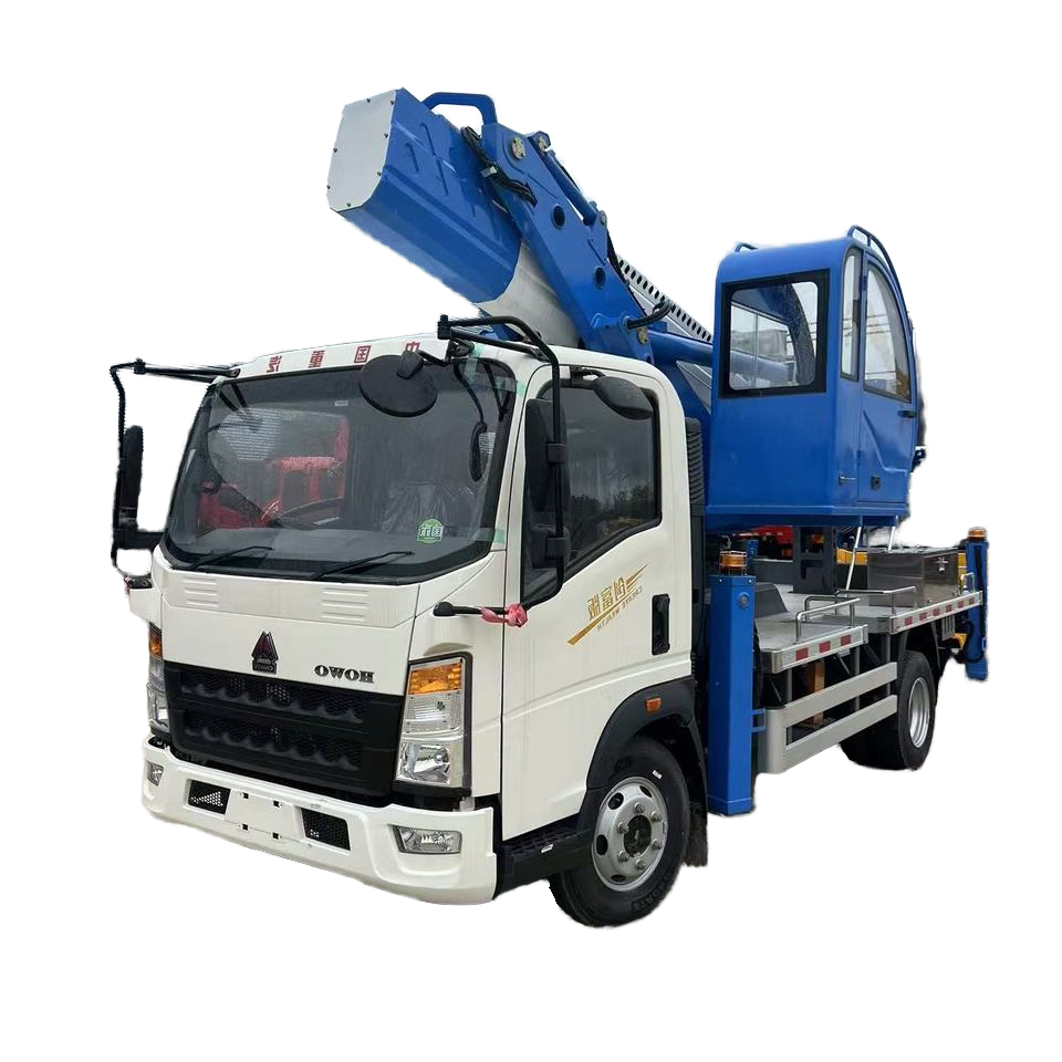 HOWO 28m单轴臂式叉车|施工维护用柴油手动变速器