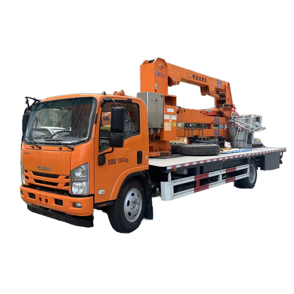 4*2五十铃桥梁检查车，带18-22m液压臂的移动工作平台，EN/ASME认证
