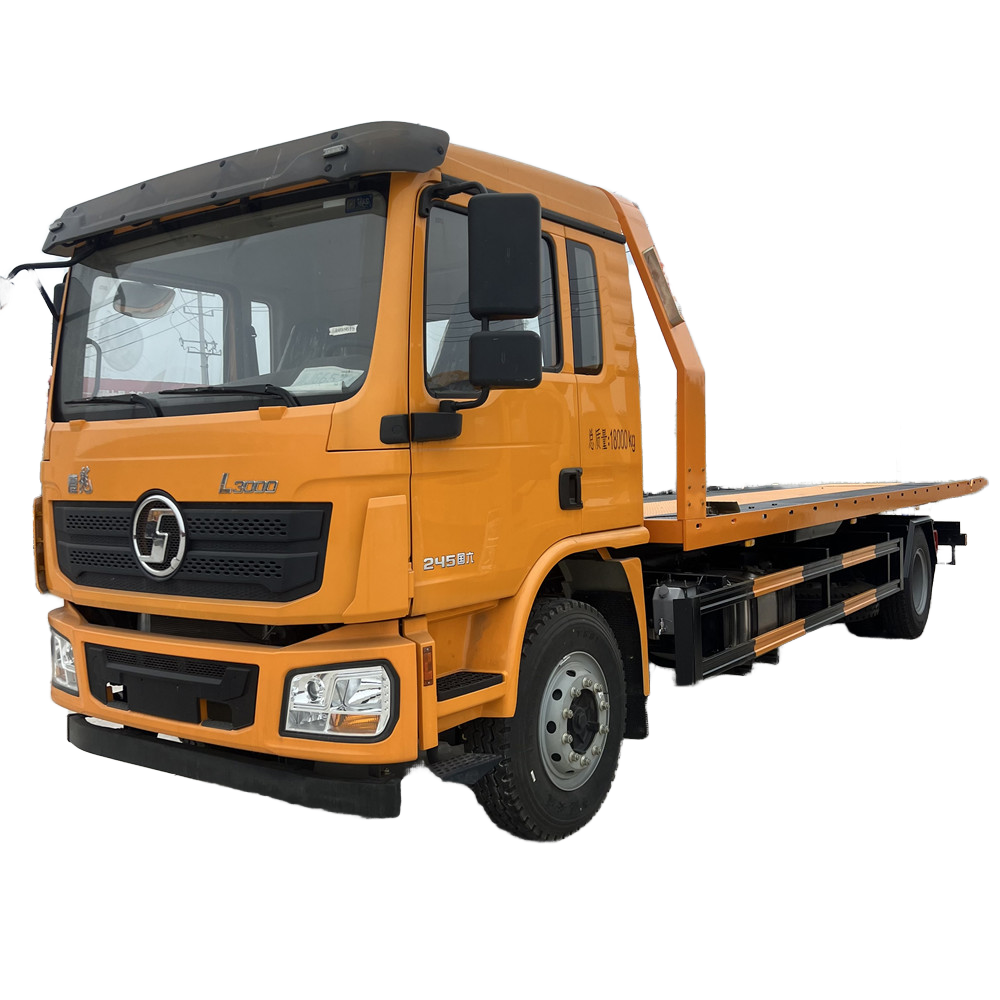 陕汽德龙重型道路救援车新型柴油手动变速器救援拖车