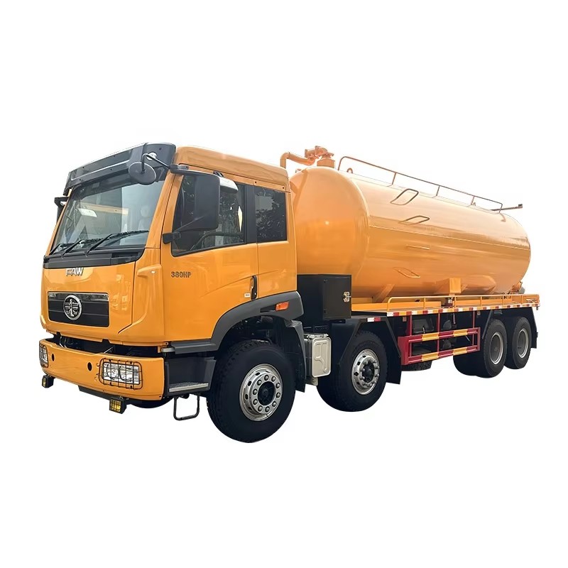 一汽30000L吸污清洗车8x4重型粪污真空车待售