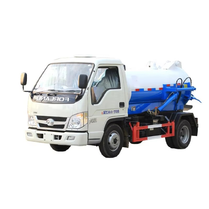 福田微型吸污车2 CBM 4x2真空吸污罐车待售
