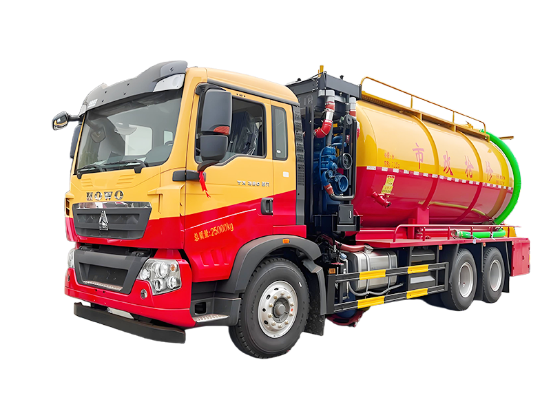 Howo 22000L高压C吸污车6x4粪污吸污车