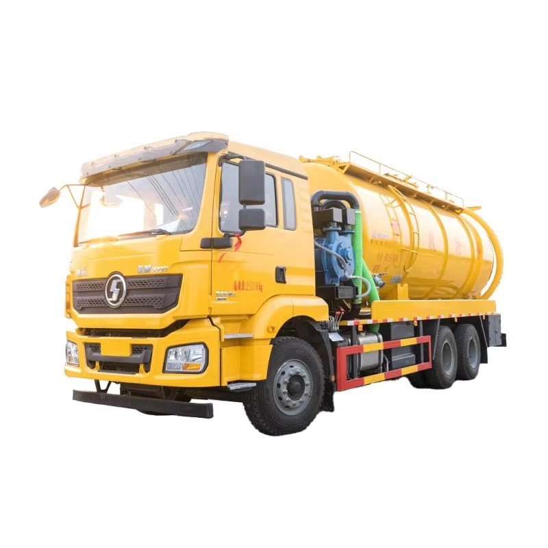 Shacman真空吸污清洗车22000L高压喷污罐车
