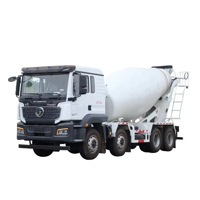 Shacman K3000S 8CBM混凝土搅拌车8x4混凝土泵车散装水泥搅拌罐车