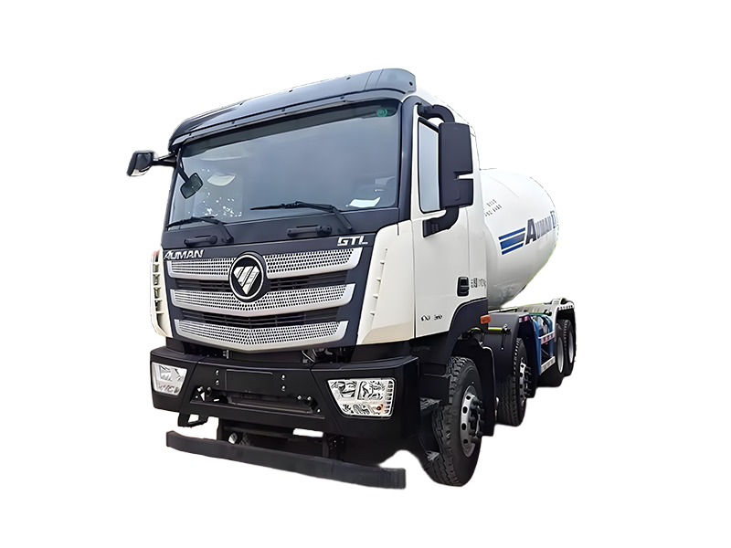 福田欧曼10CBM混凝土搅拌车8x4自卸水泥搅拌车