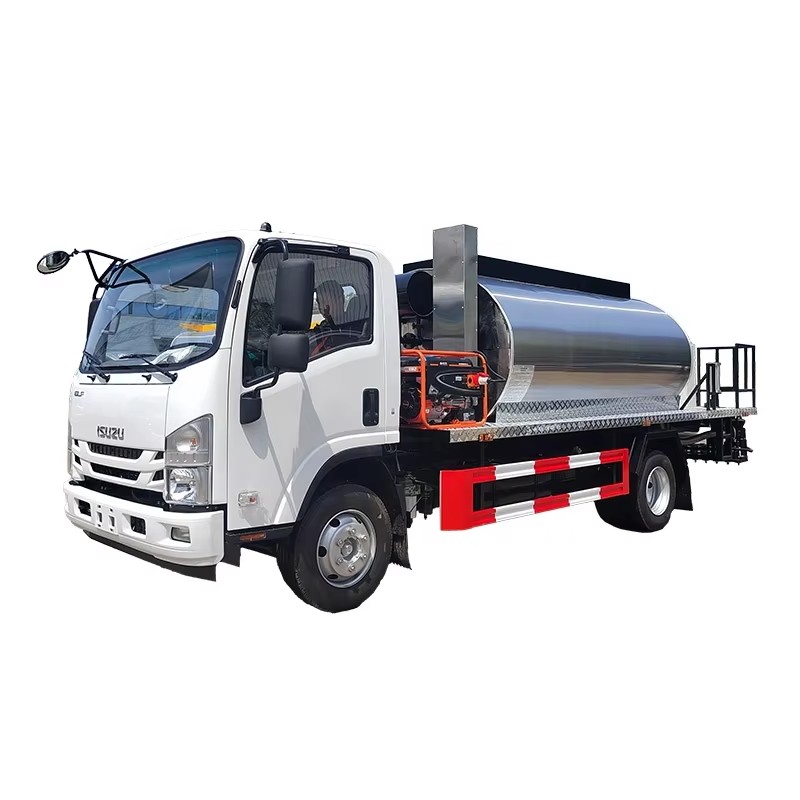 1SUZU ELF 8吨沥青洒布车道路沥青摊铺机械沥青洒布卡车