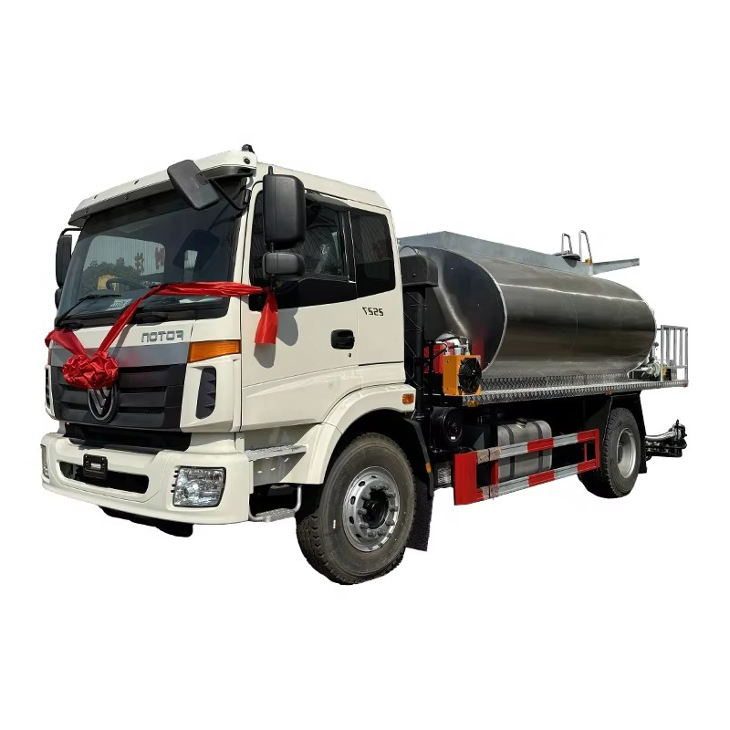 出口福田欧曼沥青洒布车7 CBM公路沥青洒布卡车