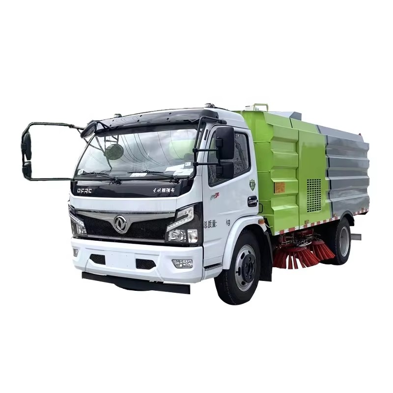 工厂直销东风真空扫路车6000L城市清扫垃圾车