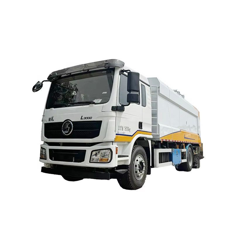 Shacman L3000 12000L智能真空道路清扫车高压街道清扫车