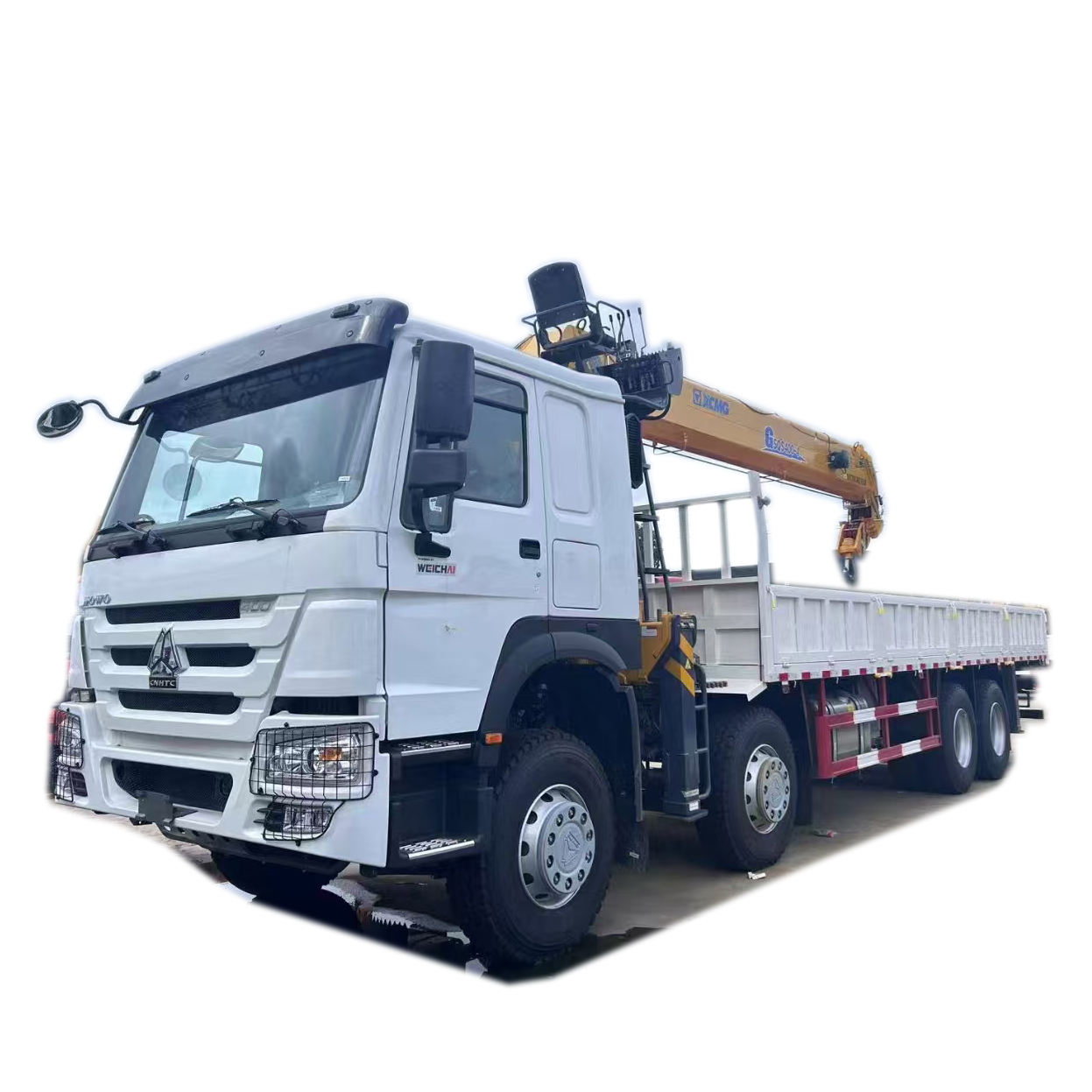 HOWO中国重汽16T 20T 25T折叠臂直臂汽车起重机货车