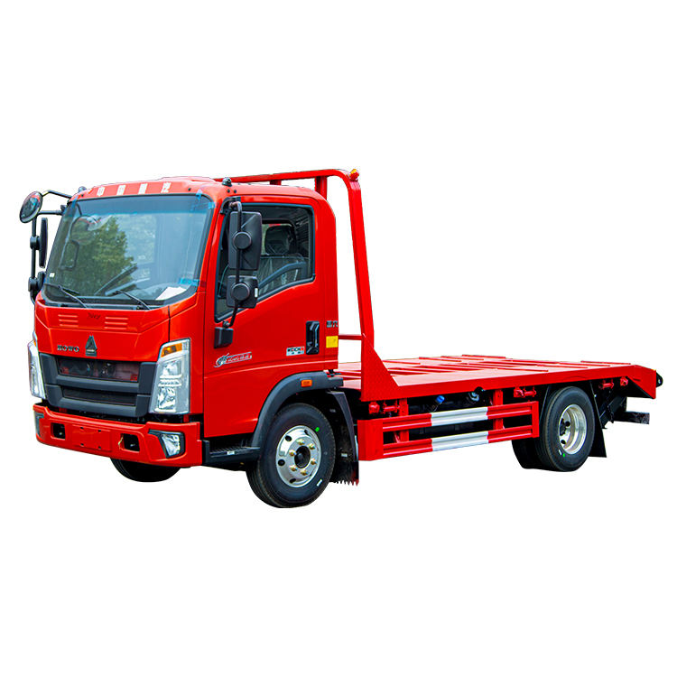 热销轻型HOWO 4X2左舵钢平板卡车，清仓拖拉机，中国卡车