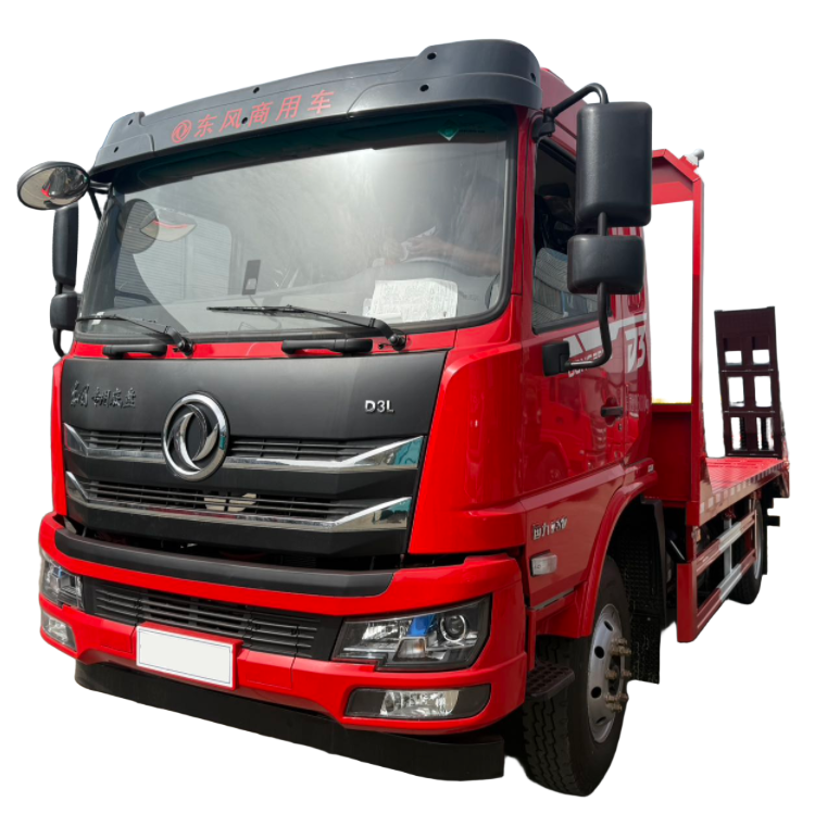 4*2 18吨平板运输车、平板挖掘机运输车