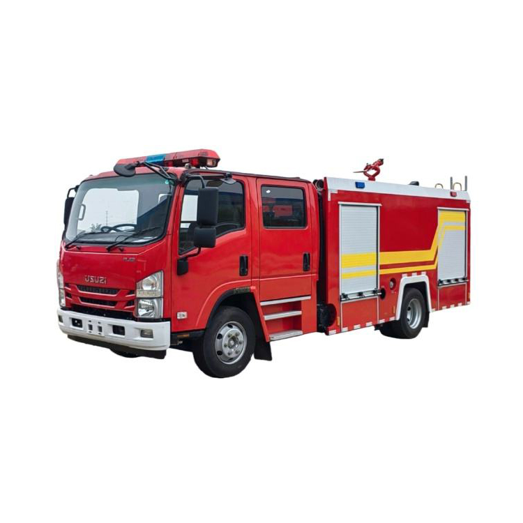 社区街道3.5吨柴油4X2驱动50m工作高度3500L水箱水泡沫消防车