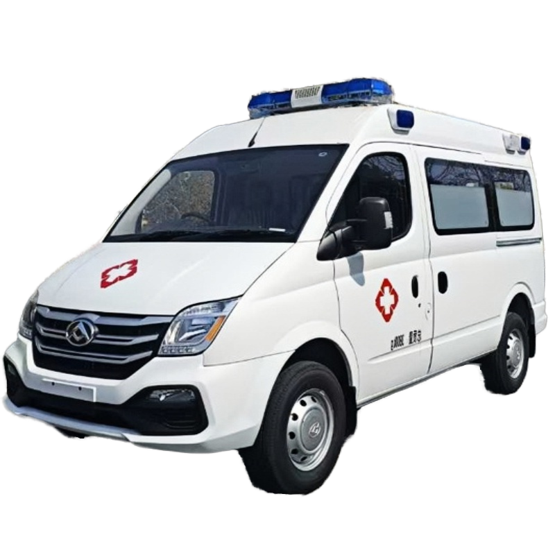 Maxus V80新型柴油手动变速救护车120患者转运车，用于城镇卫生中心