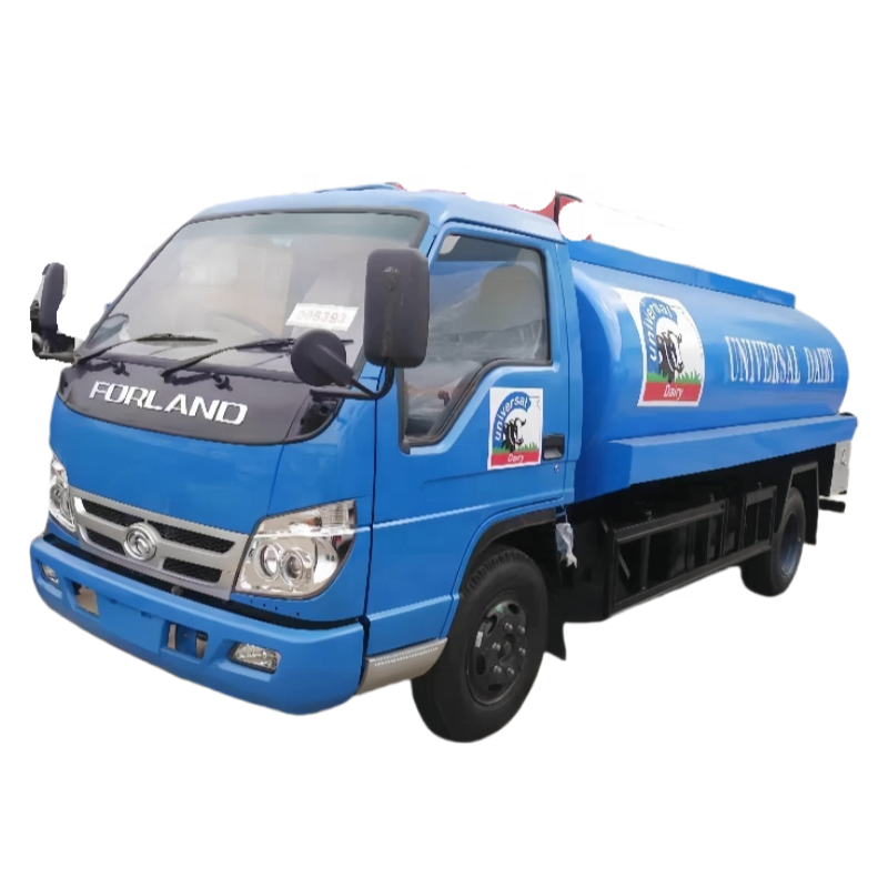 新型5000升小型牛奶罐车乳制品运输罐车