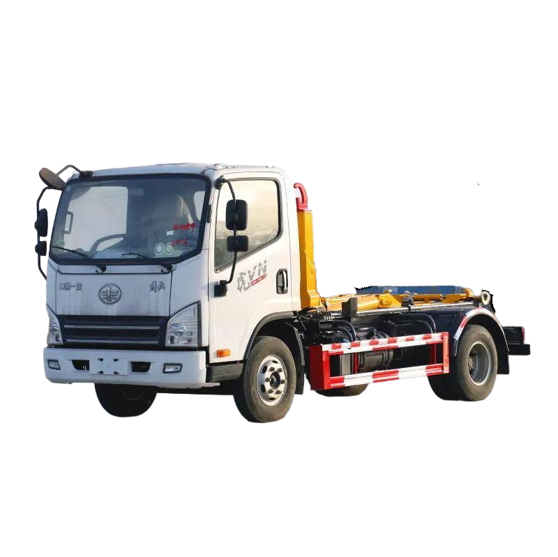 欧VI高性能柴油4x2发动机蓝板解放臂垃圾车高效C