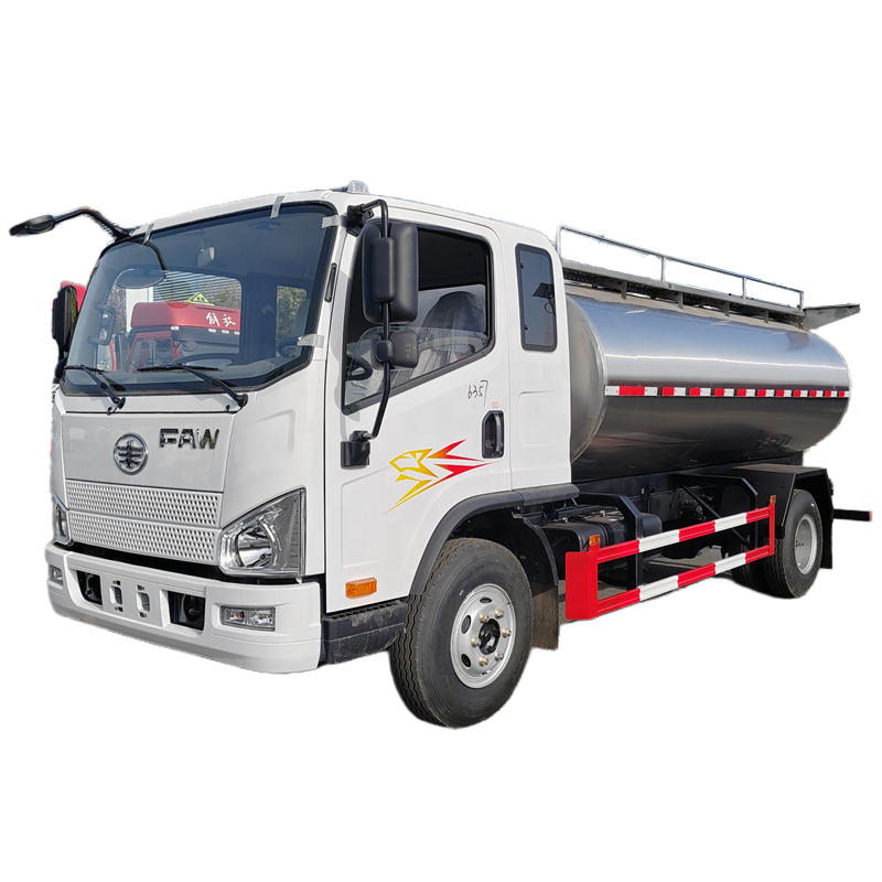 全新一汽4X2牛奶车10000L牛奶罐车10m&sup3;鲜奶转运车价格