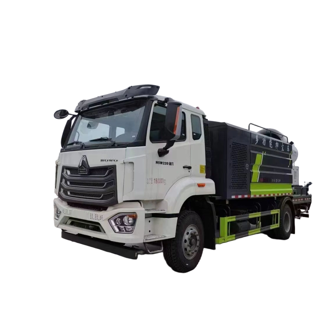 中国重汽HOWO 12m&sup3;重型卡车手动新型蒸汽喷雾除尘柴油矿用洒水车