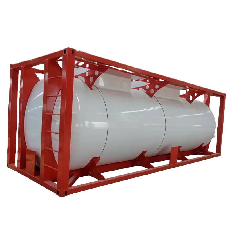 T50液化石油气低温液化气罐式集装箱，20FT 6米液化石油气储罐